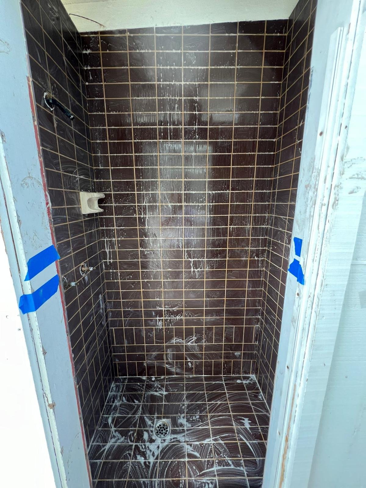 Shower restoration before